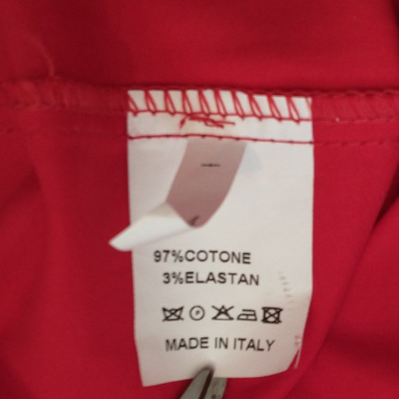 Via Stendhal Red Sleeveless A-Line Dress - Size 44 - New with Tags - Picture 5 of 5